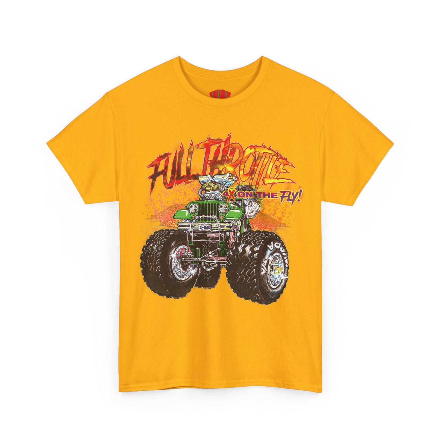 FULL THROTTLE COLORED FRONT PRINT