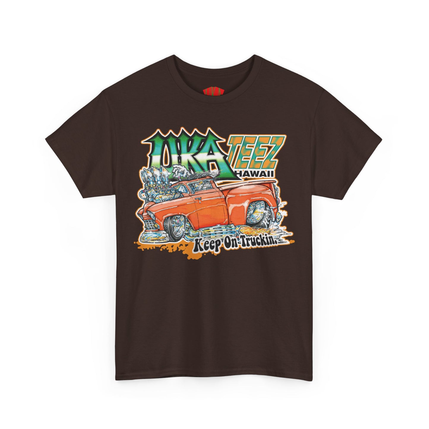 KEEP ON TRUCKIN COLORED FRONT PRINT